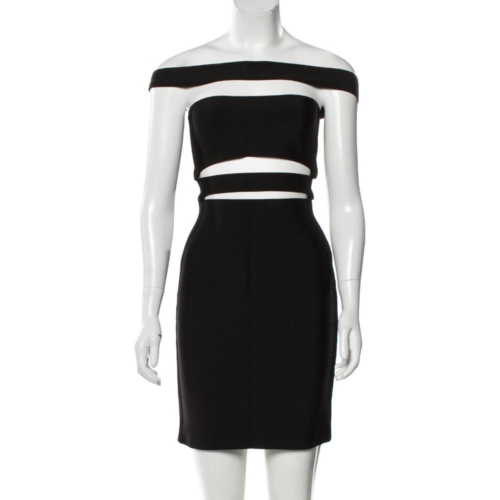 Balmain Cut-Out Mini Dress